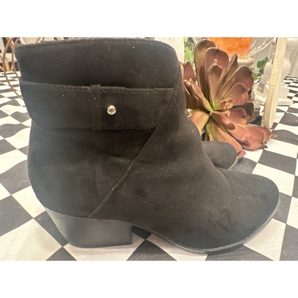 Black Corky's Rory Ankle Boots Women's Size 8 Heeled Booties Fall Winter - Picture 1 of 5